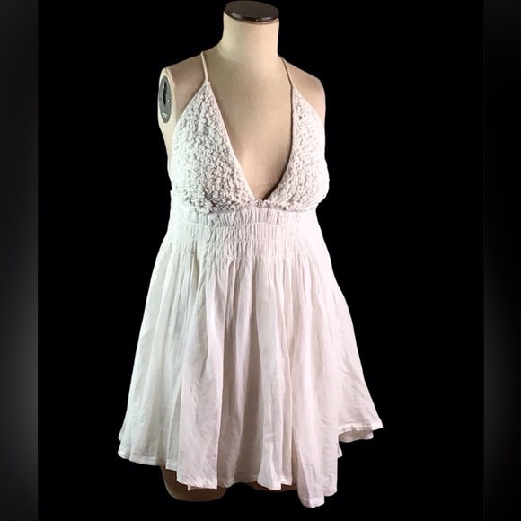 Free People White Mini Dress - Picture 3 of 6